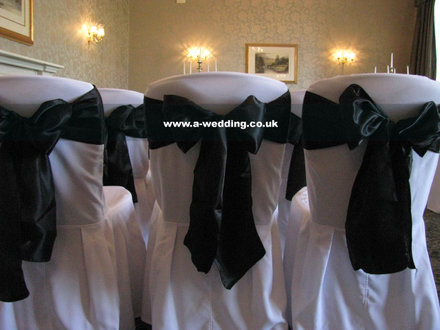 chair covers and sashes hire for a wedding